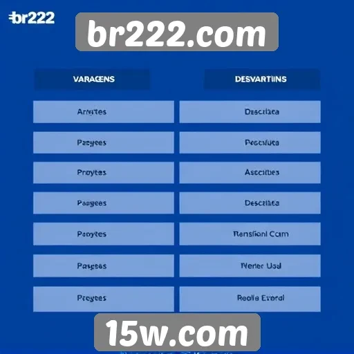 Vantagens e desvantagens de jogar em br222.com
