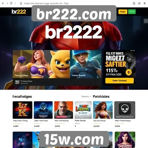 Explorando a interface do usuário no br222.com